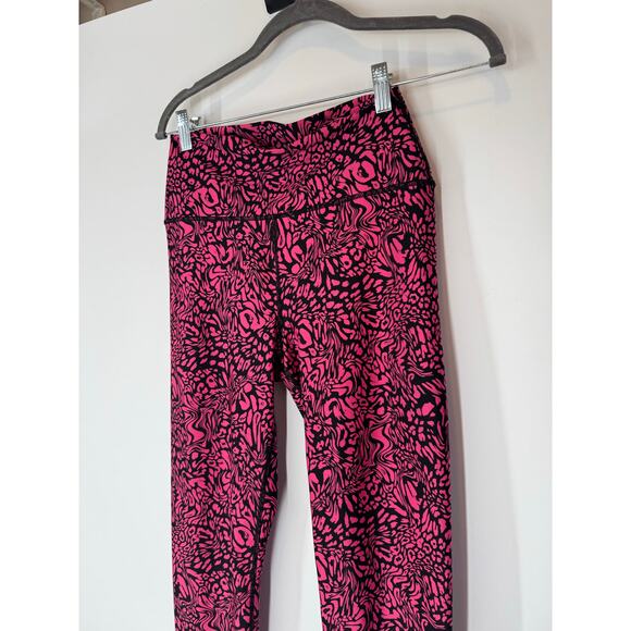 Carbon38 Pink and Black Leopard Print Joggers - Picture 3 of 9